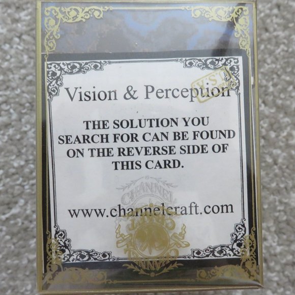 NEW Vintage Channel Craft Wooden Vision & Perception Puzzle - USA - Picture 2 of 3
